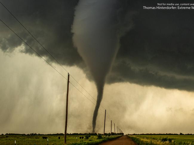 A tornado at Hawley, Texas. Picture: Thomas Hinterdorfer