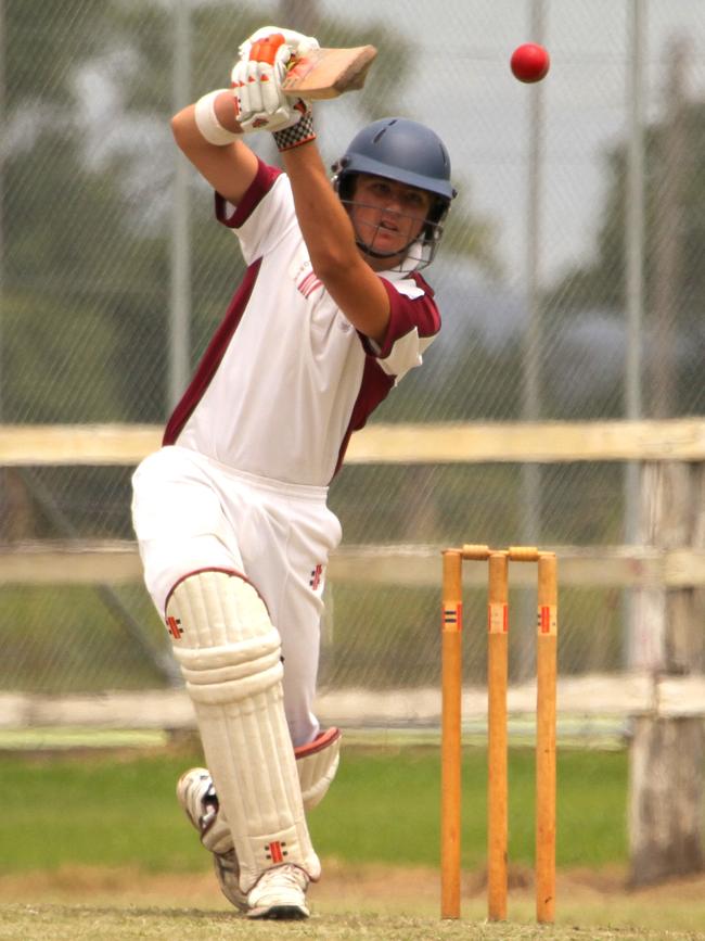 LIFELONG PLAYER: Jake Kroehnert playing for Premier League for Brothers as a 16-year-old in 2011 in a match against Easts at Ulmarra. Photo: Lynne Mowbray / The Daily Examiner