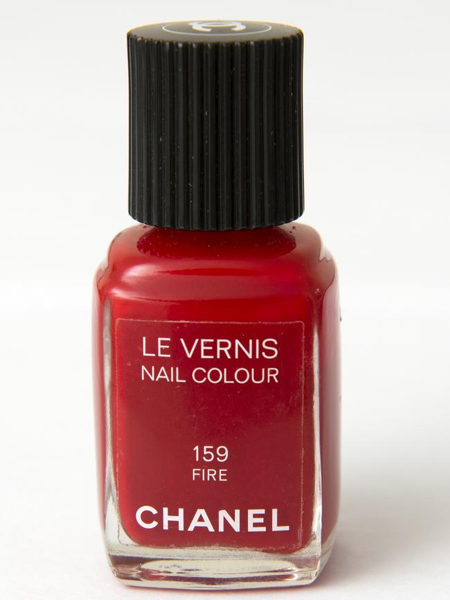 Nail polish: I am always cooking or cleaning so my nails could be a disaster, but nothing makes me feel more feminine than having a manicure. I keep nail polish in the kitchen so I can touch them up.