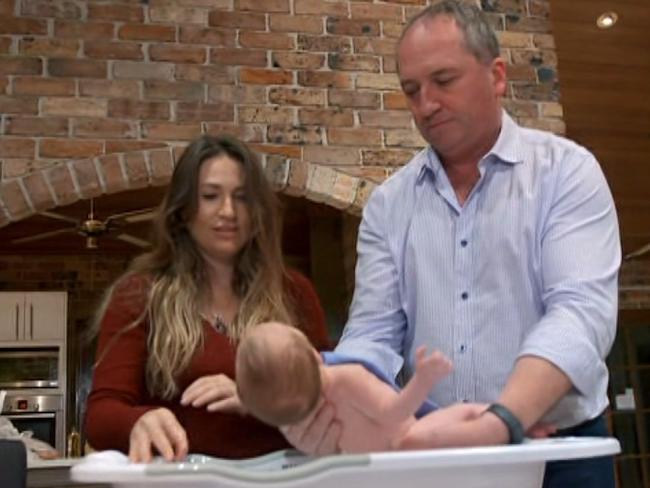 Barnaby Joyce and Vikki Campion first ever interview aired tonight on channel 7, 03 June, 2018. Photo credit: Channel 7