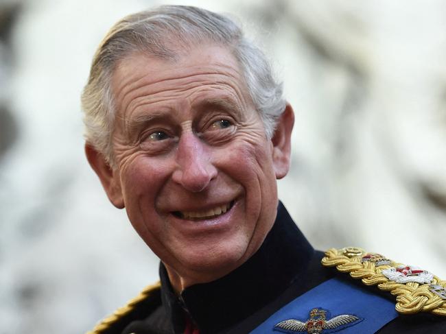 (FILES) In this file photo taken on March 13, 2015 Britain's Prince Charles, Prince of Wales attends a reception at Guildhall following a memorial service to mark the end of Britain's combat operations in Afghanistan in central London. - The coronation ceremony of Britain's King Charles III and his wife, Britain's Camilla, Queen Consort, as King and Queen of the United Kingdom and Commonwealth Realm nations is scheduled to take place at Westminster Abbey, in London, on May 6, 2023. (Photo by TOBY MELVILLE / POOL / AFP)