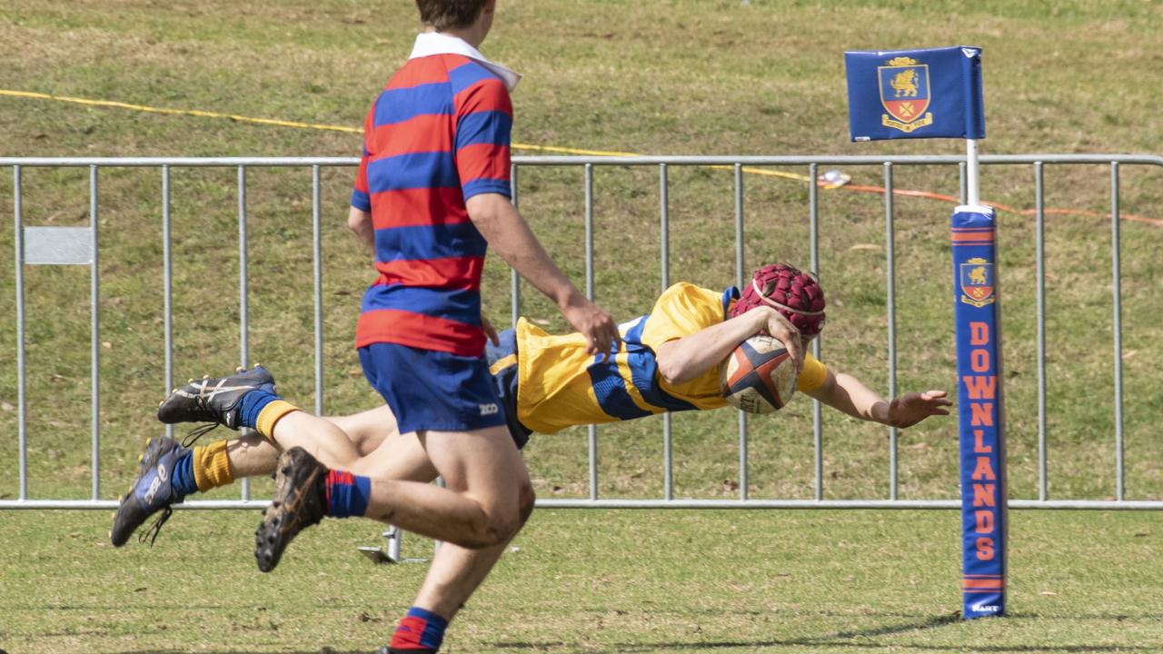 16As Downlands vs TGS. The O'Callaghan Cup played at Downlands College. Saturday, August 6, 2022. Picture: Nev Madsen.