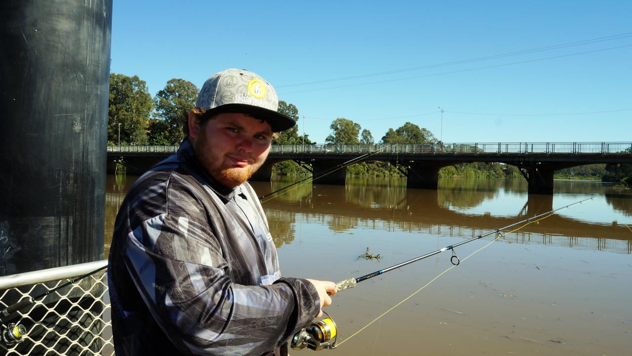 Maryborough Angler Edward Harcla casts off from the new boat ramp in South St. He says the new development is much better than the previous car park and ramp.