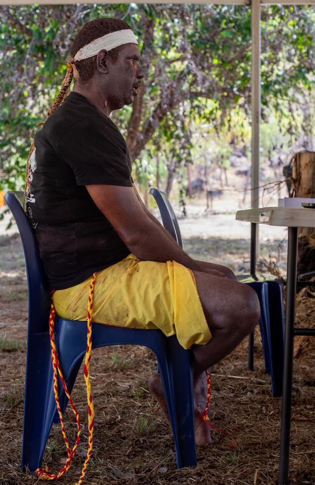 Traditional owner and Wurrkbarbar clan senior man Joshua Hunter at Gunlom Falls, in Kakadu National Park. Picture: Zizi Averill