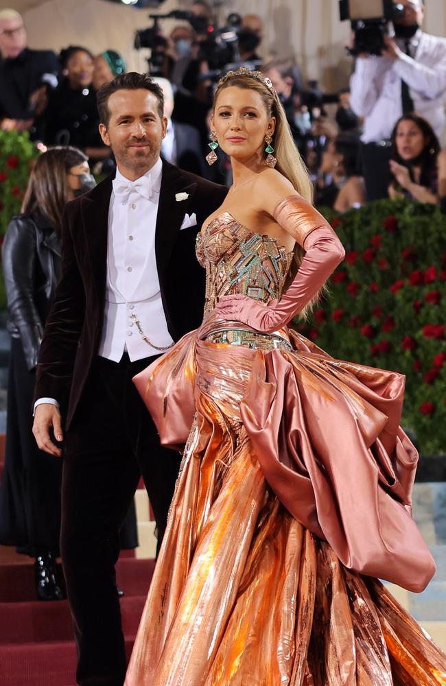 Hello Upper East Siders! Met Gala co-chairs Ryan Reynolds and Blake Lively. Picture: Getty Images