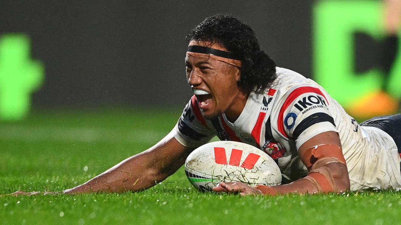 Sitili Tupouniua is looking to bounce back from a couple of serious injuries after he signed a new deal with the Roosters. Picture: Hannah Peters/Getty Images