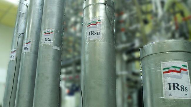 The atomic enrichment facilities at Iran’s Natanz nuclear research centre. Picture: AFP.