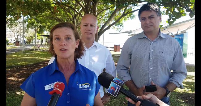 LNP candidate for Cook Penny Johnson talks about water security and the high cost of living in FNQ