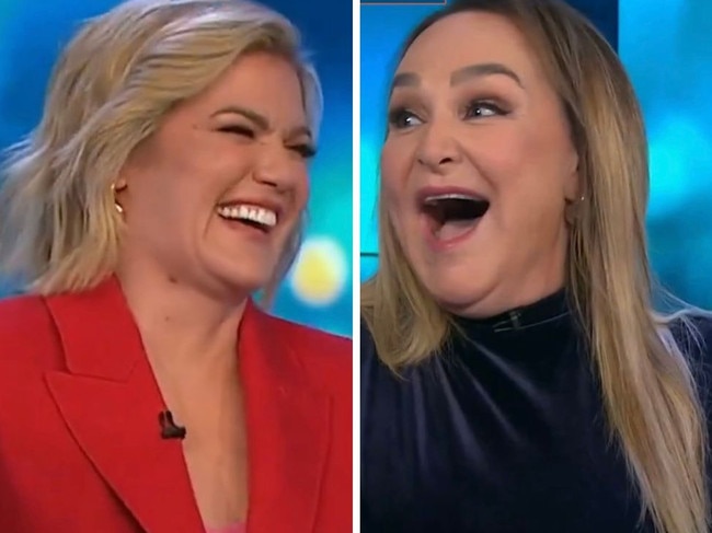 Sarah Harris' raunchy confession on The Project stunned her panellists. Picture: Ten