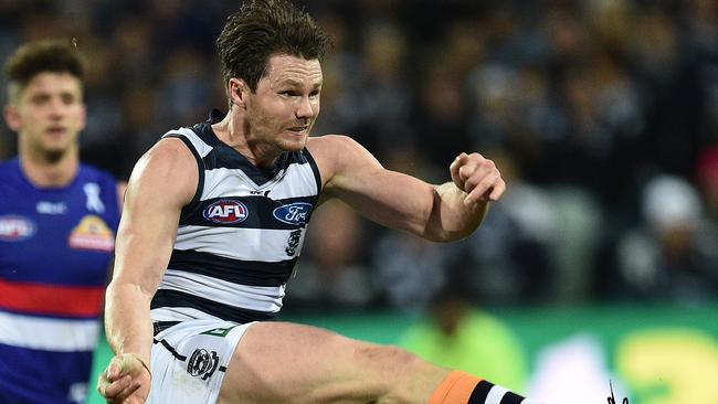 Patrick Dangerfield. (AAP Image/Julian Smith).