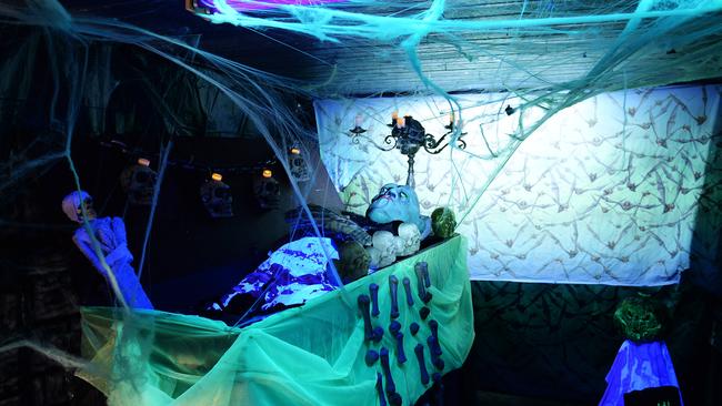 Hunt for the best Halloween-themed decorated homes in Victoria. Picture: Braden Fastier.