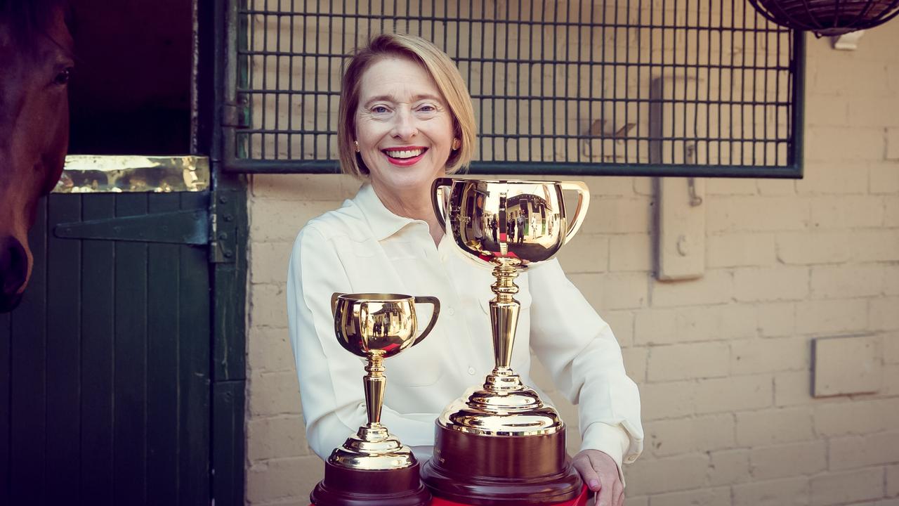 Gai Waterhouse is hoping to get to Melbourne for the spring carnival. Picture: VRC