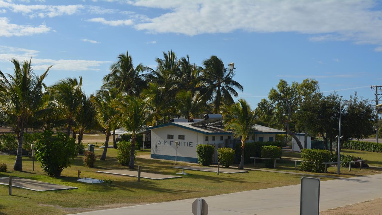 Bowen Palms Caravan Park is an affordable and well-reviewed caravan park in Bowen, with an average of 4.1 stars across more than 100 Google reviews. Picture: Bowen Palms Caravan Park