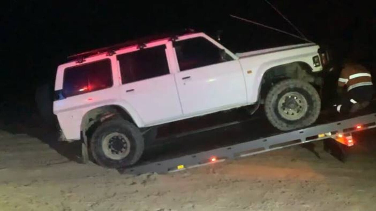 Noosa Police seized a 4WD after its driver was allegedly spotted doing doughnuts at Teewah Beach over the weekend.