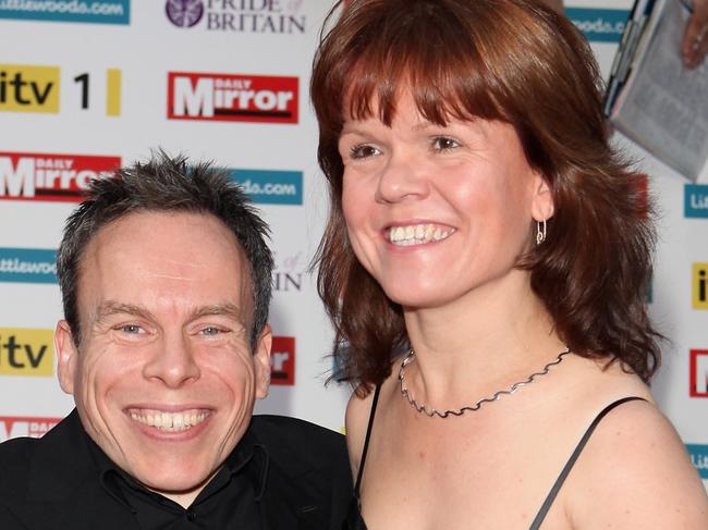 LONDON, ENGLAND - OCTOBER 03:  Warwick Davis and Samantha Davis attends the Pride of Britain Awards at the Grosvenor House Hotel on October 3, 2011 in London, England.  (Photo by Tim Whitby/Getty Images)