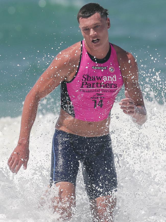 Conner Maggs on Day 1 of the Shaw and Partners Iron Man /Woman Series at North Burliegh. Picture: Glenn Campbell