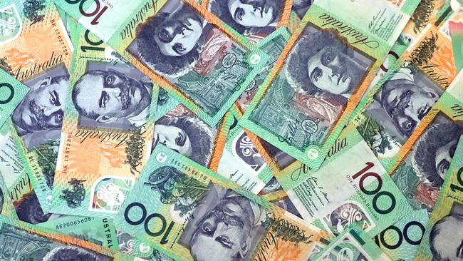 FEDERAL BUDGET 2024: AUSTRALIA - NewsWire Photos - General view editorial generic stock photo of Australian cash money currency. Picture: NCA NewsWire / Nicholas Eagar