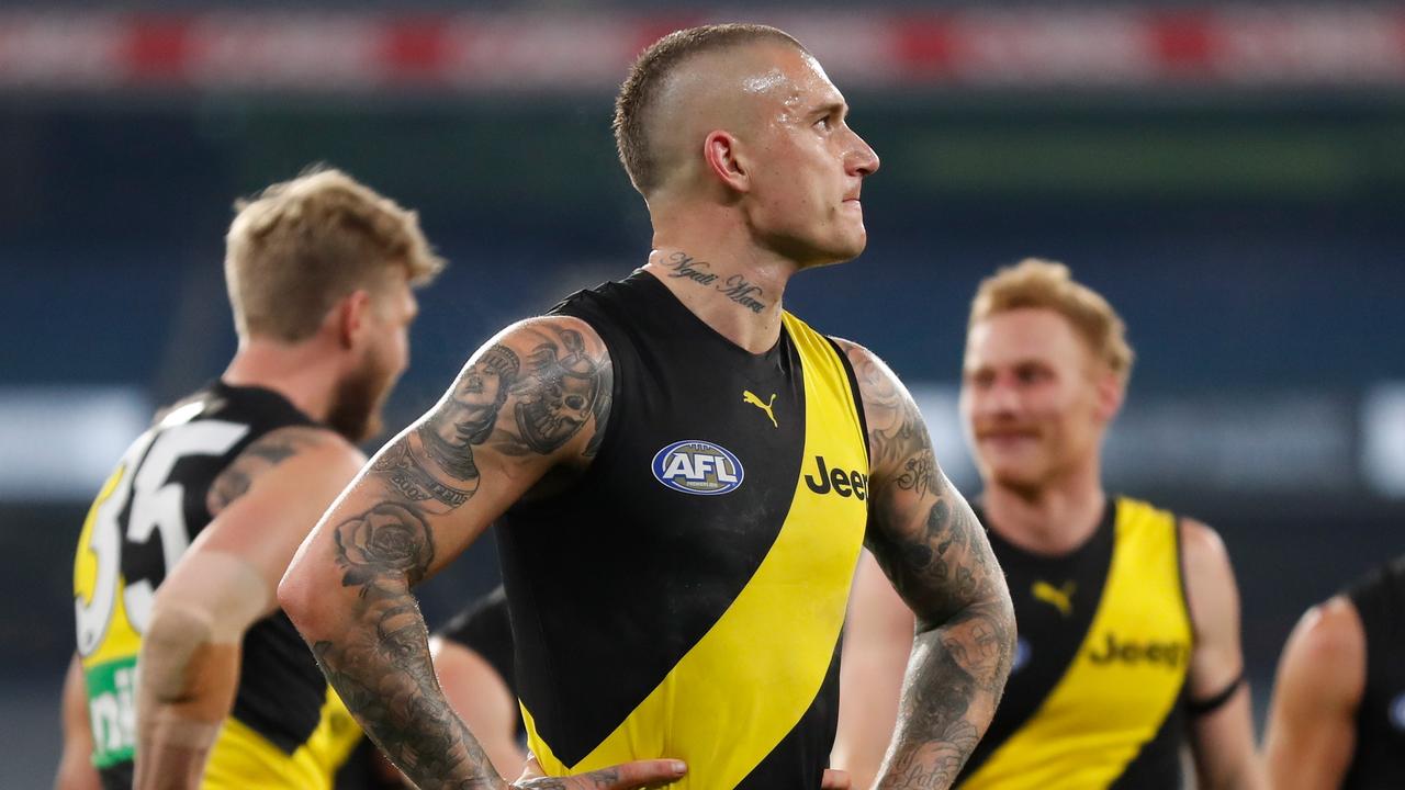 Richmond’s game with Collingwood lasted just 94 minutes last Thursday night. (Photo by Michael Willson/AFL Photos via Getty Images)