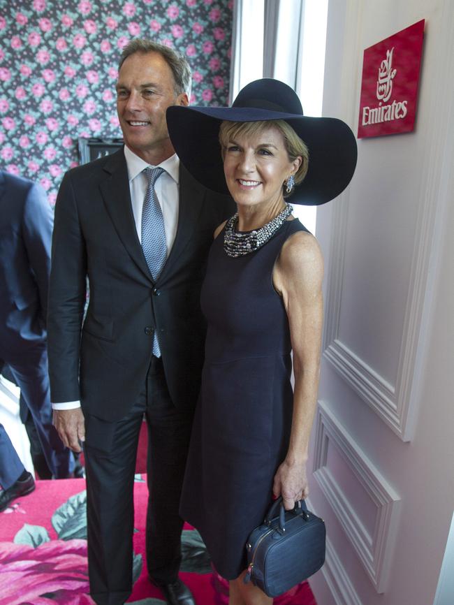 Julie Bishop and David Panton / Picture: Getty Images