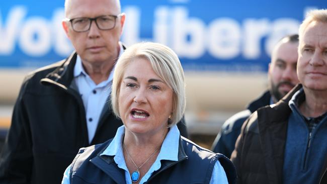 Some of the party believe dumping support for the Macquarie Point stadium would have saved Susie Bower in Lyons, Bridget Archer in Bass and Mal Hingston in Braddon. (Photo by Dan Peled/Getty Images)