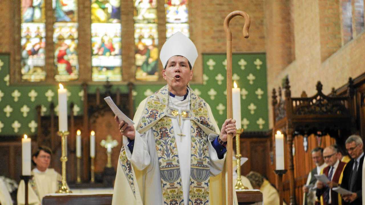 POSITIVE THOUGHTS: The Bishop of Grafton, Dr Murray Harvey, says role models such as Israel Folau must use social media carefully and send a positive message about their faith. Picture: Ebony Stansfield