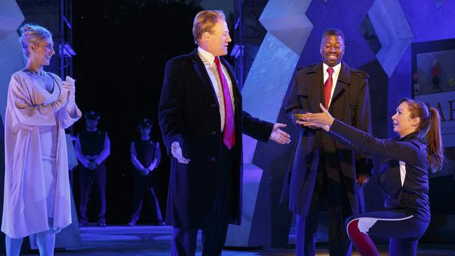 Gregg Henry as President Donald Trump in <i>Julius Caesar</i>. Picture: AP