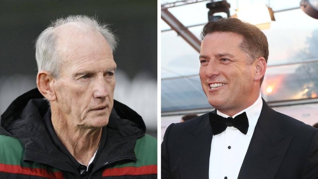 Wayne Bennett and Karl Stefanovic.