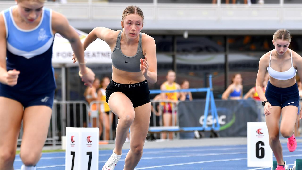 The Queensland All Schools track and field championships at QSAC. Saturday November 2, 2024. Picture, John Gass