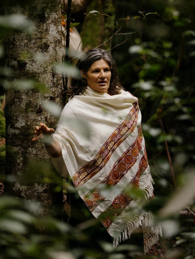 Rewilding facilitator and winner of Alone Australia Gina Chick, Forest Economics Congress. Picture: Mona/Jesse Hunniford