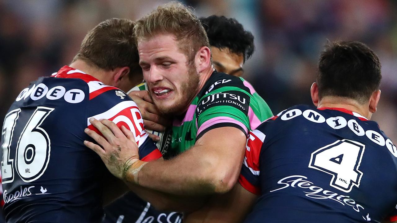Tom Burgess has inked a new deal with the Rabbitohs. (Photo by Cameron Spencer/Getty Images)