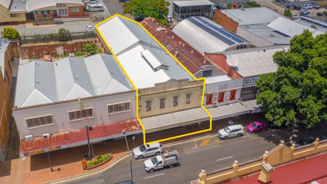 150 Brisbane St, Ipswich is for sale and offers two potential tenancies to buyers.