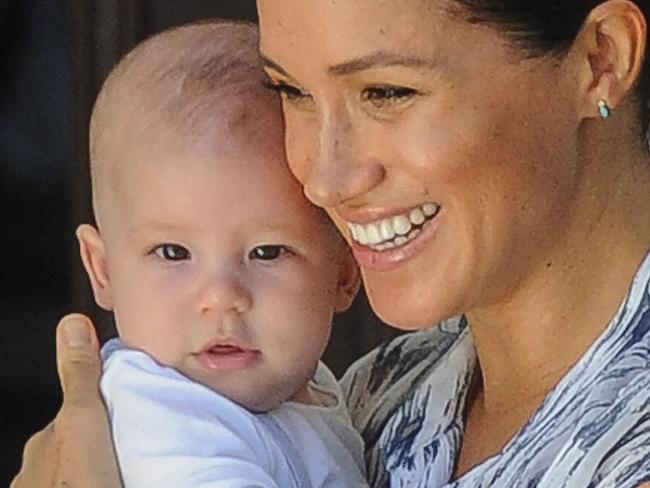 In LA and not under the Fleet Street agreement, Archie could get photographed a lot as he grows up. Picture: Henk Kruger/AFP