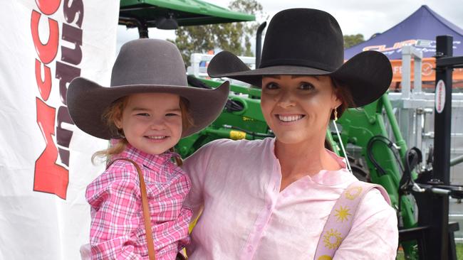 Vicki and Delta Pugh at Beef Australia 2024. Picture: Aden Stokes