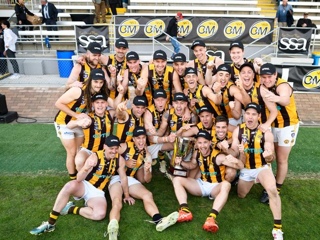 Wangaratta Rovers downed Yarrawonga by three points in the Ovens & Murray league grand final at Lavington. Picture: Benjamin deOleveira