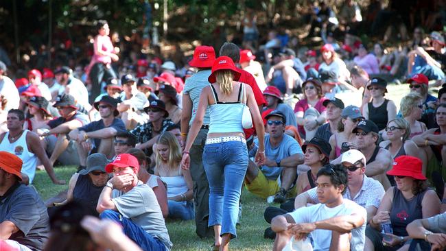 A section of the crowd at Bass in the Grass. Picture: Susan Bown