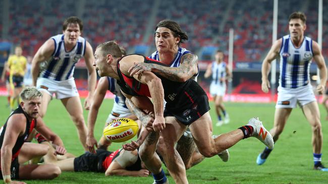 Victorian clubs doing battle at Queensland AFL venues will become the new normal. Picture: Getty