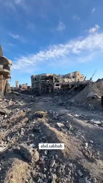 Gaza's Beit Hanoun Left Unrecognizable After Ceasefire