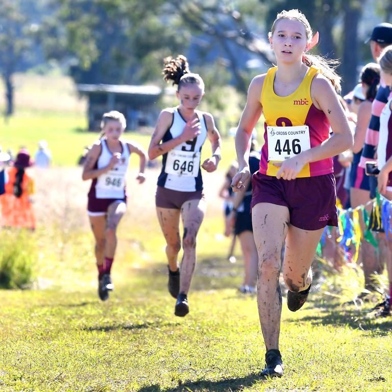 Annual QGSSSA private schoolgirl cross country championship at Rivermount College in Yatala. Saturday May 15, 2021. Picture, John Gass