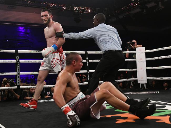 Tszyu is plotting his path back to the top after a shock loss to Bakhram Murtazaliev last year. Picture: Paul Hennessy/Anadolu via Getty Images