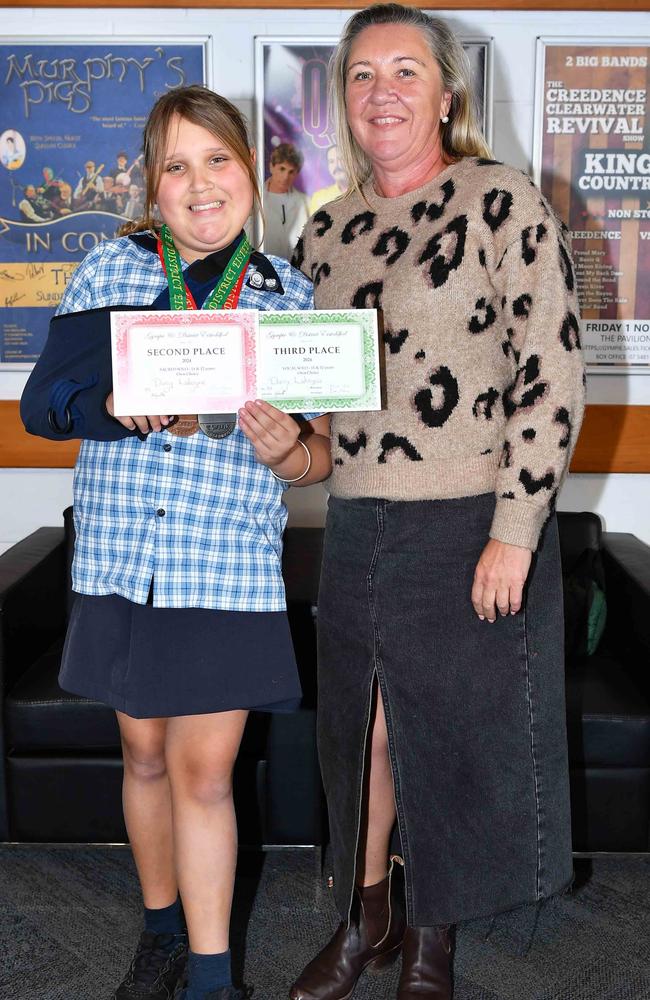 Darcy and Sally Laboyrie at the Gympie and District Eisteddfod. Picture: Patrick Woods.