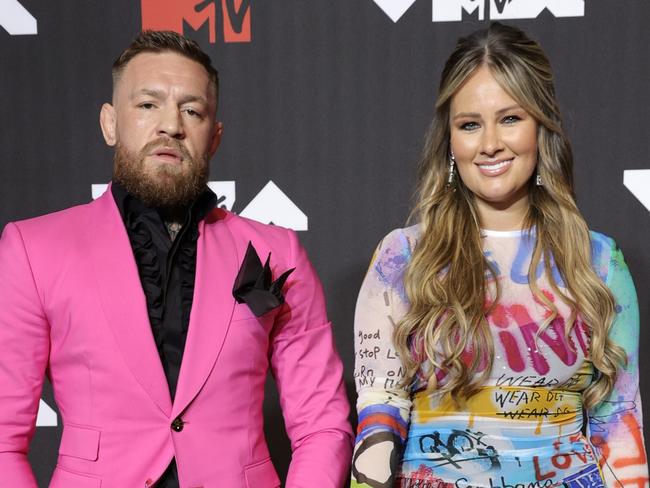 NEW YORK, NEW YORK - SEPTEMBER 12: (L-R) Dee Devlin and Conor McGregor attend the 2021 MTV Video Music Awards at Barclays Center on September 12, 2021 in the Brooklyn borough of New York City. (Photo by Jamie McCarthy/Getty Images for MTV/ ViacomCBS)