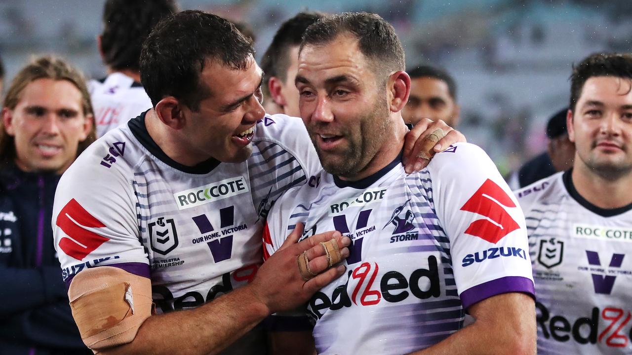 Dale Finucane will take over from Cameron Smith as co-captain of the Storm with Jesse Bromwich this season. Picture: Getty Images