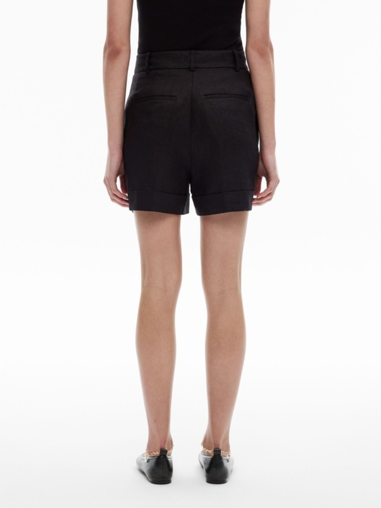 Witchery Linen Pleat Short. Picture: THE ICONIC.