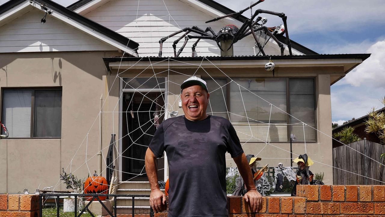 Halloween spider sparks neighbourhood brawl