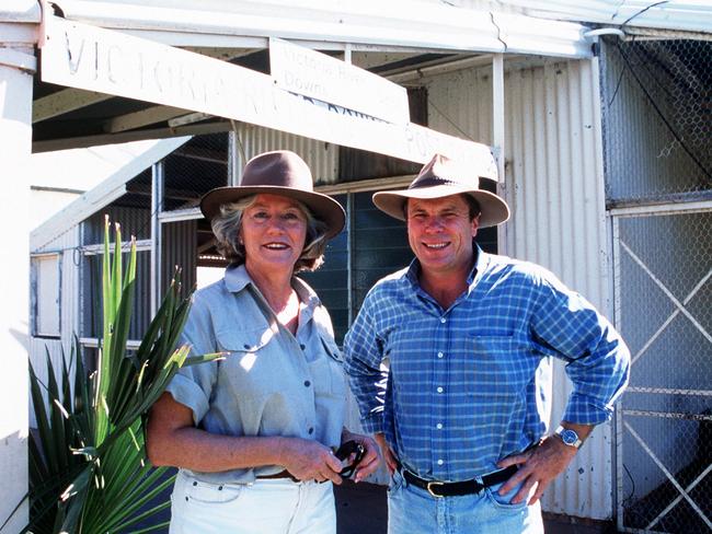 Charles Wooley during a 60 minutes’ interview with prominent Australian businesswoman Janet Holmes A Court, in May 1997.