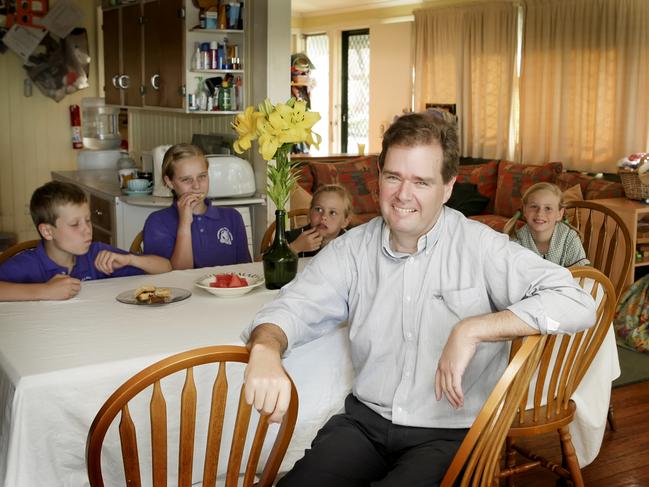 Australian author David Gillespie and family, he has warned of the dangers of sugar in his book Sweet Poison.