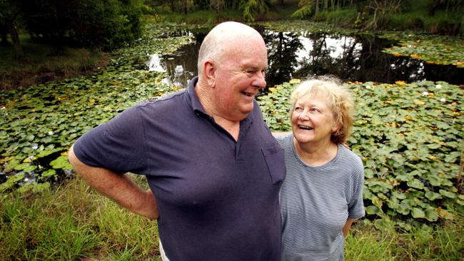 Murray with his wife Valerie at their home at Bunyah, near Taree.