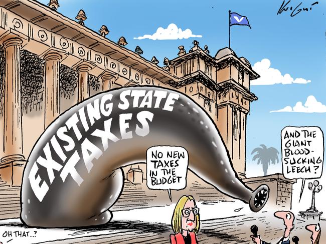 Mark Knight’s take on the budget. Picture: Mark Knight