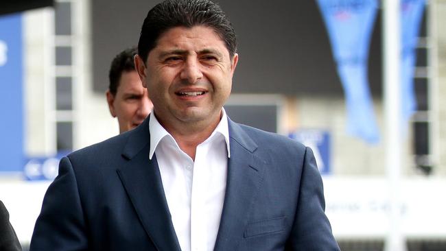 Bulldogs chairman Ray Dib has given his backing to Des Hasler. Pic: Gregg Porteous.