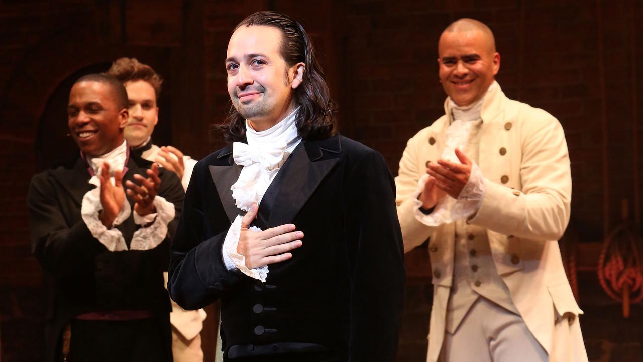 Lin-Manuel Miranda in his final performance as "Alexander Hamilton" in Hamilton on Broadway at The Richard Rogers Theatre in July 2016, NY. Picture: Bruce Glikas/FilmMagic